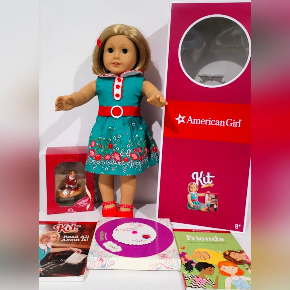 American Girl Doll Kit Kittredge New in Box with Extras